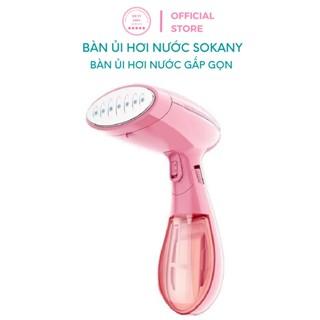 Bàn ủi hơi nước cầm tay, máy ủi hơi nước cầm tay gấp gọn du lịch hàng chính hãng Sokany 1500W bảo hành 12 tháng DETI