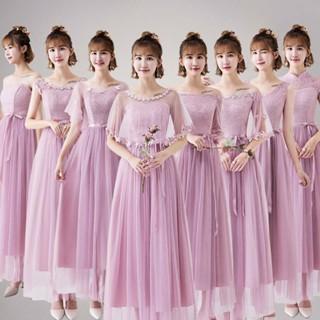 5 O E 6 V 9 Váy Phù Dâu Màu Hồng