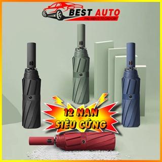 Ô che mưa gấp gọn 12 nan loại lớn, dù tự động, ô tự động 2 chiều, chống tia UV, chống thấm nước - Best Auto dù che mưa