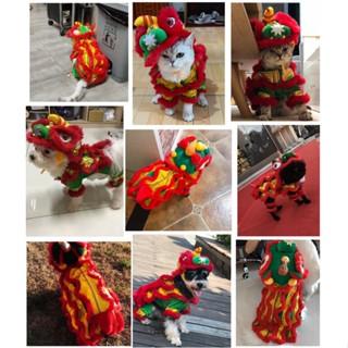 BỘ ĐỒ MÚA LÂN CHO CHÓ MÈO - ĐỒ COSPLAY KỲ LÂN CAO CẤP