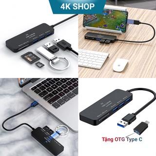 Bộ chia cổng usb kiêm đầu đọc thẻ nhớ SD đa năng chính hãng