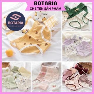 (Bigsize XL) BỘ Quần Lót Nữ Cotton Thông Hơi Họa Tiết Dễ Thương số 2 BOTARIA