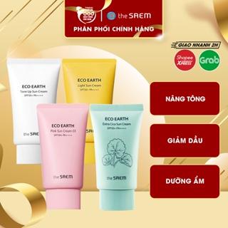 Kem chống nắng nâng tông sáng hồng tự nhiên Hàn Quốc The Saem Sun Cream SPF50+ PA++++ 50g