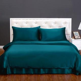 [Mã BMLT35 giảm đến 35K] Ga Giường Drap Lẻ Phi Lụa Lavish Silk cao cấp mát lạnh hàng loại 1 không nối vải - Xanh Cổ Vịt