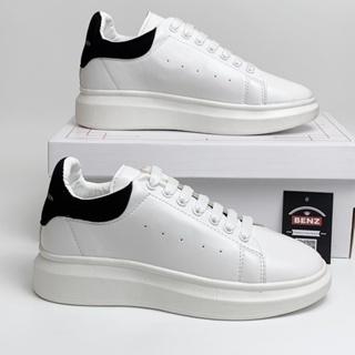 (Hàng 11 tặng ful bok +tất vớ+quà) Giày thể thao sneakers M.C trắng gót đen nam nữ tăng chiều cao 5 phân êm chân B 111