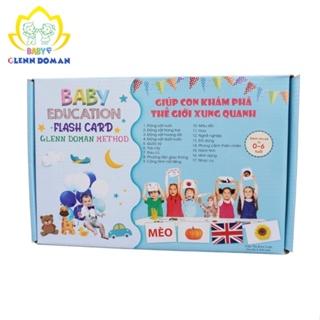 Bộ Thẻ Học Thông Minh BABY GLENN DOMAN Flashcard Glenn Doman 16x12cm 17 Chủ Đề