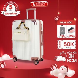 Vali du lịch size 20/size 24 Bamozo 8801/8809, Vali kéo Xách Tay Bịt Góc Chống Va Đập - Bảo hành 5 năm,1 đổi 1 30 ngày