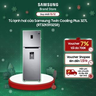 [Mã ELMALL61 giảm 6% đơn 300K] [Trả góp 0%]Tủ lạnh 2 cửa Samsung Twin Cooling Plus 327L RT32K5932S8