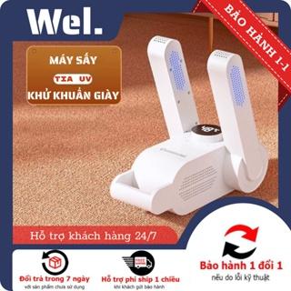 [CHÍNH HÃNG] Máy sấy giày, khử mùi giày dép có đầu kéo UV khử khuẩn, khiến giày dép luôn thơm tho, khô thoáng