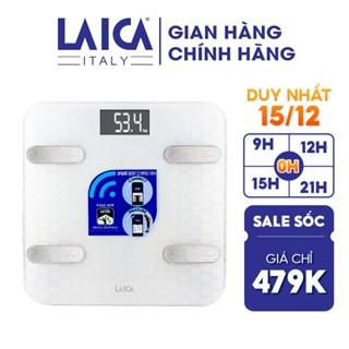 Cân điện tử sức khỏe thông minh LAICA PS7011 - Thương hiệu Italy - Cân đo 6 chỉ số cơ thể