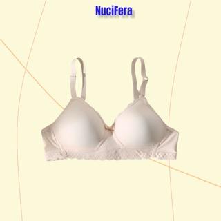 Áo lót ngực nữ sinh không gọng viền ren chất cotton mát mềm mại phù hợp cho cả ngực nhỏ AL44_ NuciFera