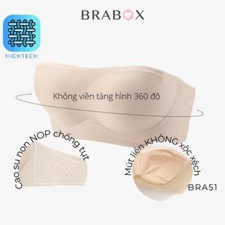 [CÓ SẴN] Áo ngực quây BRABOX đệm mỏng KHÔNG VIỀN chống tụt NOP chống mẫn cảm BRA51